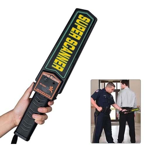 Super Scanner (3003B1) El Tipi Metal Üst Arama Dedektörü