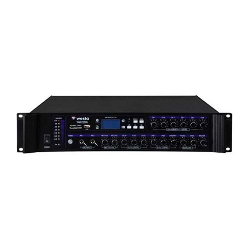 Westa WM-2250U 250 Watt 100V 6 Zone Mixser Amfi