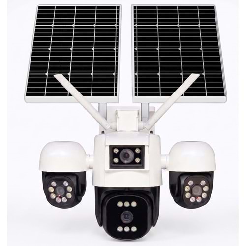 TRK RS-5604 - 4 Lens 4G e-Sim AOV Solar Kamera (RS-4G-5504)