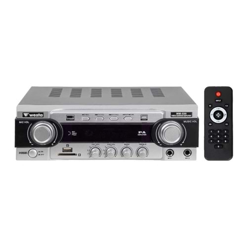 Westa WM-520 2 Kanal Mixing Amplifier 100Watt/100Volt