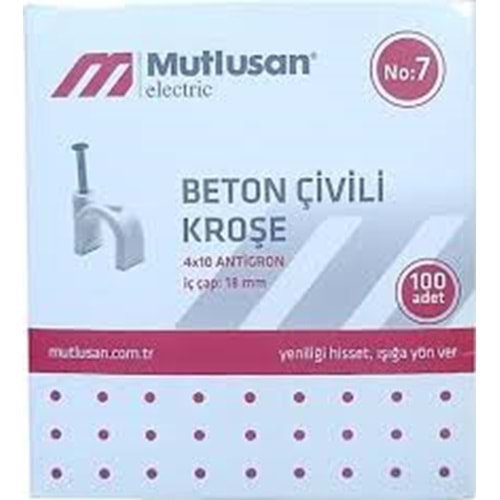 Mutlusan NO:7 Kroşe 100 ADET