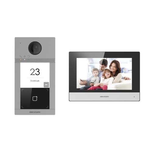 Hikvision DS-KIS604-S Ağ-Tipi Vdo İnterkom Seti