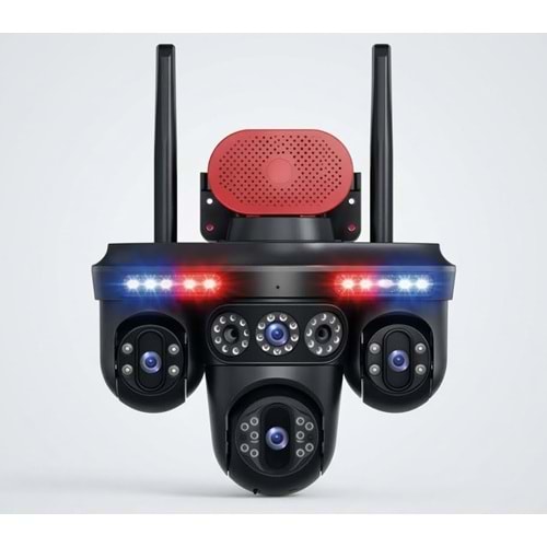 LongPlus LP-W158 HiEasy 2x4 Kameralı Akıllı Wi-Fi Güvenlik Kamerası