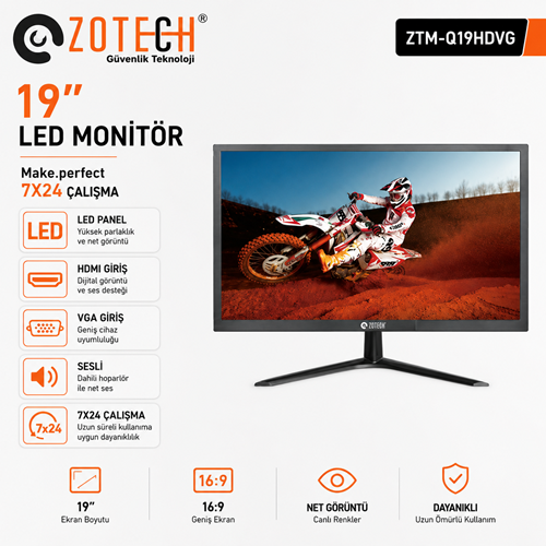 Zotech ZTM-Q19HDVG 19