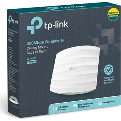 Tp-Link EAP110 300Mbps Wireless Tavan Access Point