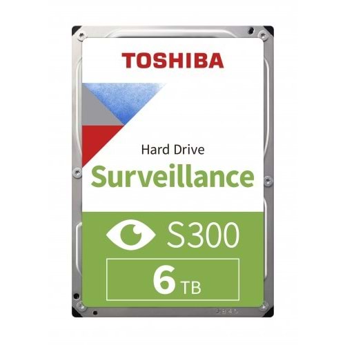 Toshiba 6Tb 7200Rpm S300 256MB 7/24 Güvenlik Diski(Distribütör Garantili)