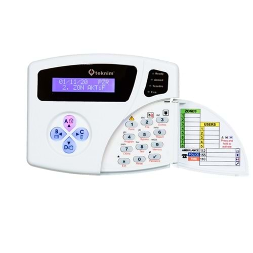 Teknim VPC-301 LCD Keypad (VAP Serisi Paneller ile kullanılır)