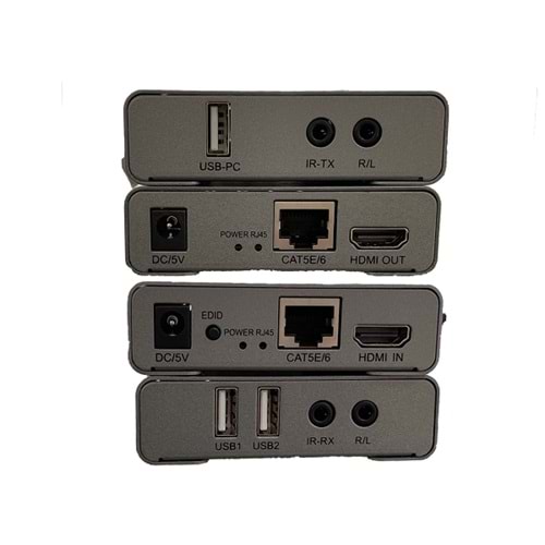 Ethernet RJ45 Extender HDMI+USB (60mt.)