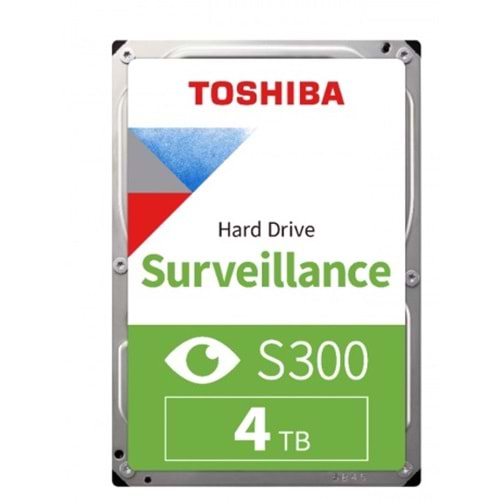 Toshiba 4TB 5400RPM S300 7/24 SATA3 256MB HDWT840UZSVA (Distribütör Garantili)
