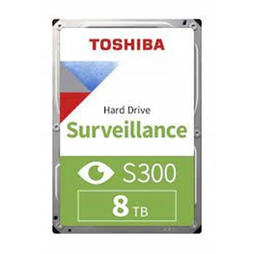 Toshiba 8TB S300 Pro Sata3 256MB 7200Rpm HDWT380UZSVA 7/24 Güvenlik Diski (Distribütör Garantili)