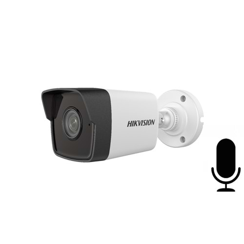 Hikvision DS-2CD1023G0-IUF 2MP 2.8mm PoE H265+IP Bullet Kamera(Sesli)(30Mt)