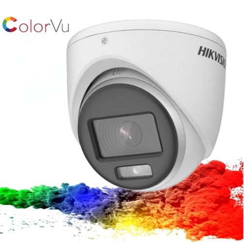 Hikvision DS-2CE70DF0T-PF 2MP 2.8mm ColorVu TVI 4in1 Dome Kamera