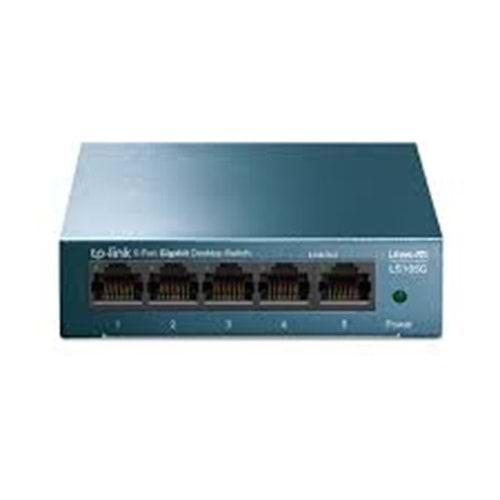 Tp-Link LS105G 5 Port GigaBit 100/1000 Metal Kasa Switch