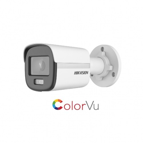 Hikvision DS-2CD1027G0-LUF 2MP 4mm IP ColorVu Bullet Kamera (Sesli)