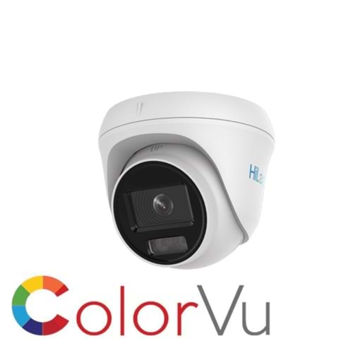 Hilook IPC-T229H 2.8mm 2MP H265+ ColorVu Full Color IP Dome Kamera