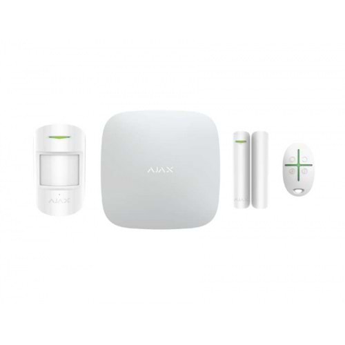 Ajax HubKit/ StarterKitHub Kablosuz Alarm Seti Beyaz