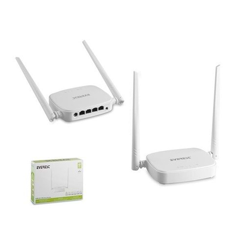 Everest EWR-301 Kablosuz N Wps+Wisp+Wds 300Mbps