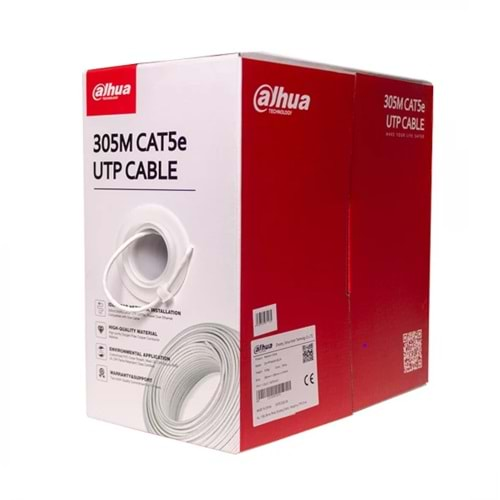 Dahua DH-PFM920I-6UN-C 23AWG 0.55MM Full Bakır Utp Cat6 305mt Network Kablo