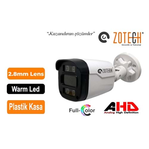 Zotech FC-T204HD28 Full Color 2MP 2,8mm 4in1 Kamera (45Mt)(S)