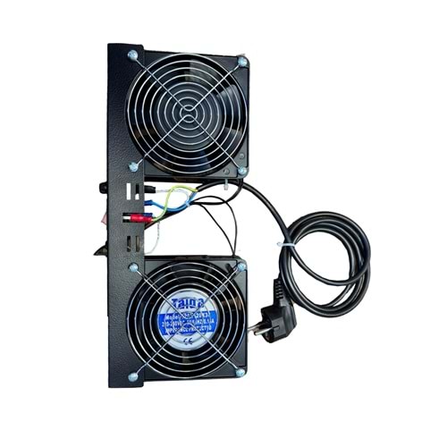 Dikili Tip Termostatlı 2li Fan Modülü