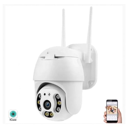 X5 Tech RX-88AI Dual Lens 3MP Wifi Kamera Icsee RJ45/Wifi OnVif