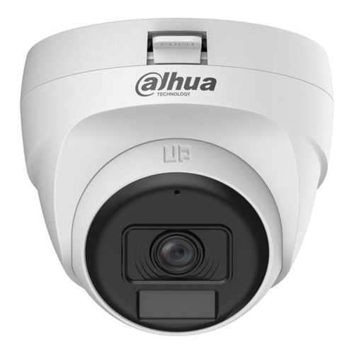 Dahua HAC-T1A51P-U-IL-A-0280B, 5Mpix, 2.8mm Lens, 25 Mt Gece Görüşü, Smart Dual Light, Dahili Mikrofon, Dome Kamera