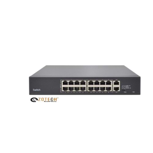 Zotech ZT-SW24P2UG (24+2) 24P MB PoE 2P GB Uplink PoE Switch (300w)