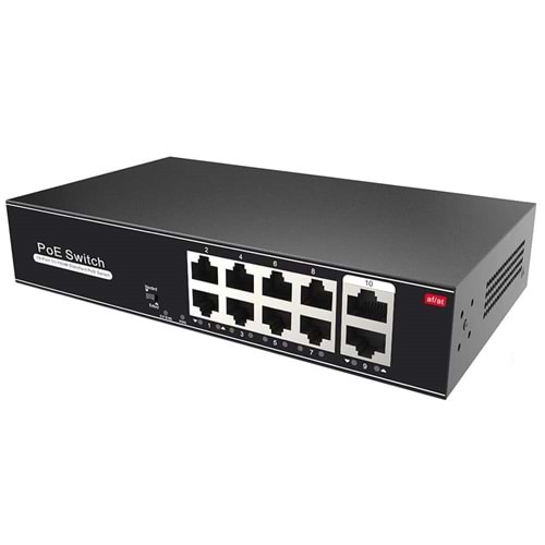 Zotech ZT-SW-8P2UGB (8+2)-V2 8P MB PoE 2P GB Uplink PoE Switch (110w)