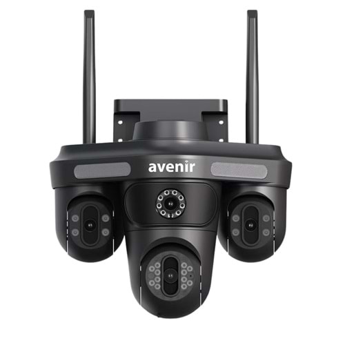 Avenir AV-S316 4 Kameralı 16MP 3 PTZ Dönebilen Wifi Sesli Kamera