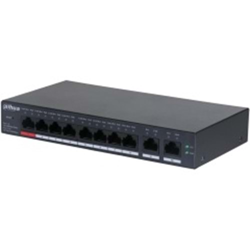Dahua CS4006-4ET-60, 4 Port, Megabit, PoE 60W, 2 Port Uplink, Cloud Yönetilebilir, Switch