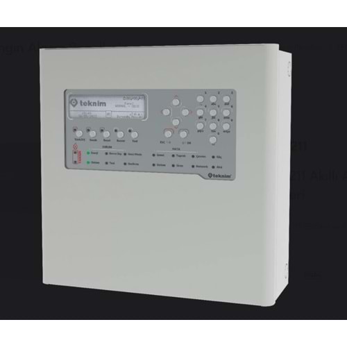 Teknim TFP-2211 Akıllı Adresli Yangın Alarm Paneli 1 LOOP Network Edilebilir