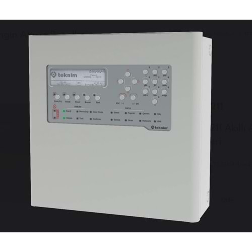 Teknim TFP-2212 Analog Adresli Yangın Alarm Paneli 2 LOOP Network Edilebilir