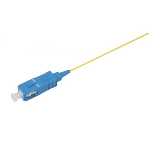 LSZH 9/125 SC/UPC Single Mode Fiber Optik Pigtail 1mt - Sarı