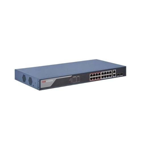 Hikvision DS-3E1318P-EI 16 Port 10/100 16 Port Poe 2 Port Ulink 230W