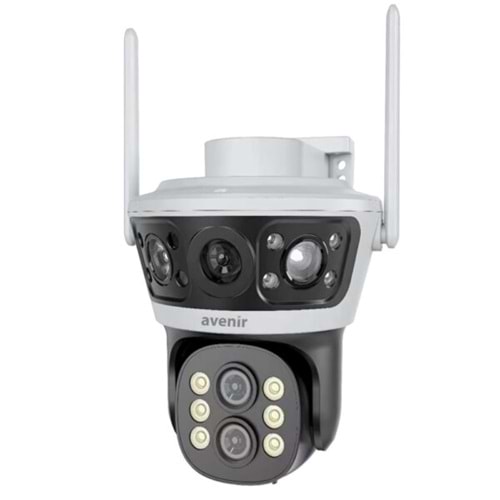 Avenir AV-S303 4MP 2 Kameralı 10X Zoomlu Wifi PTZ Kamera