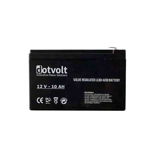Dotvolt DT 12V 10 AH Kuru Tip Ups Akü