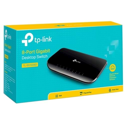 Tp-Link TL-SG1008D 8 Port 10/100/1000 Gigabit Switch