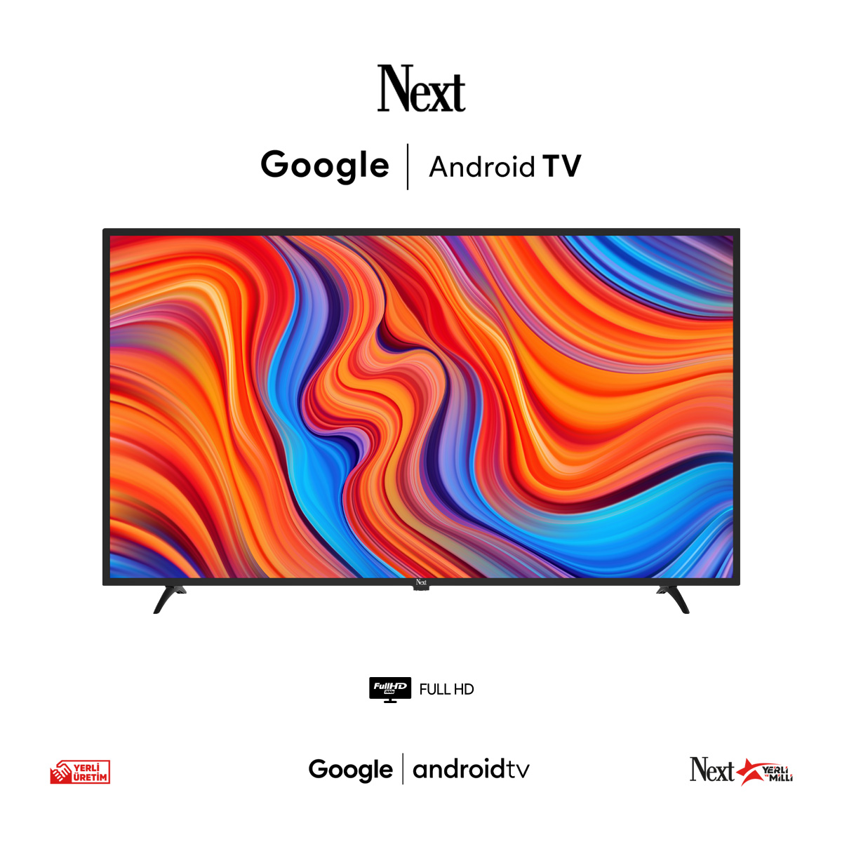 Next YE-42020GG4 42 inch 106 Ekran Dahili Uydu Alıcılı Full HD Google Android TV