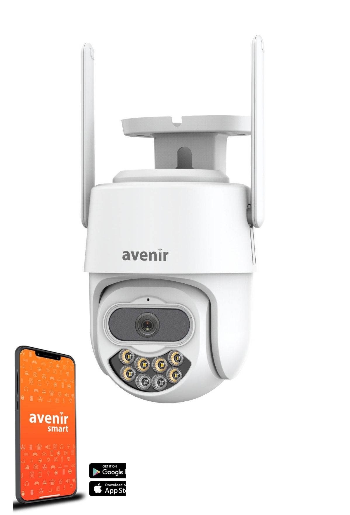 Avenir AV-S305 (Wifi) 2MP PTZ Destekli Wifi Kamera