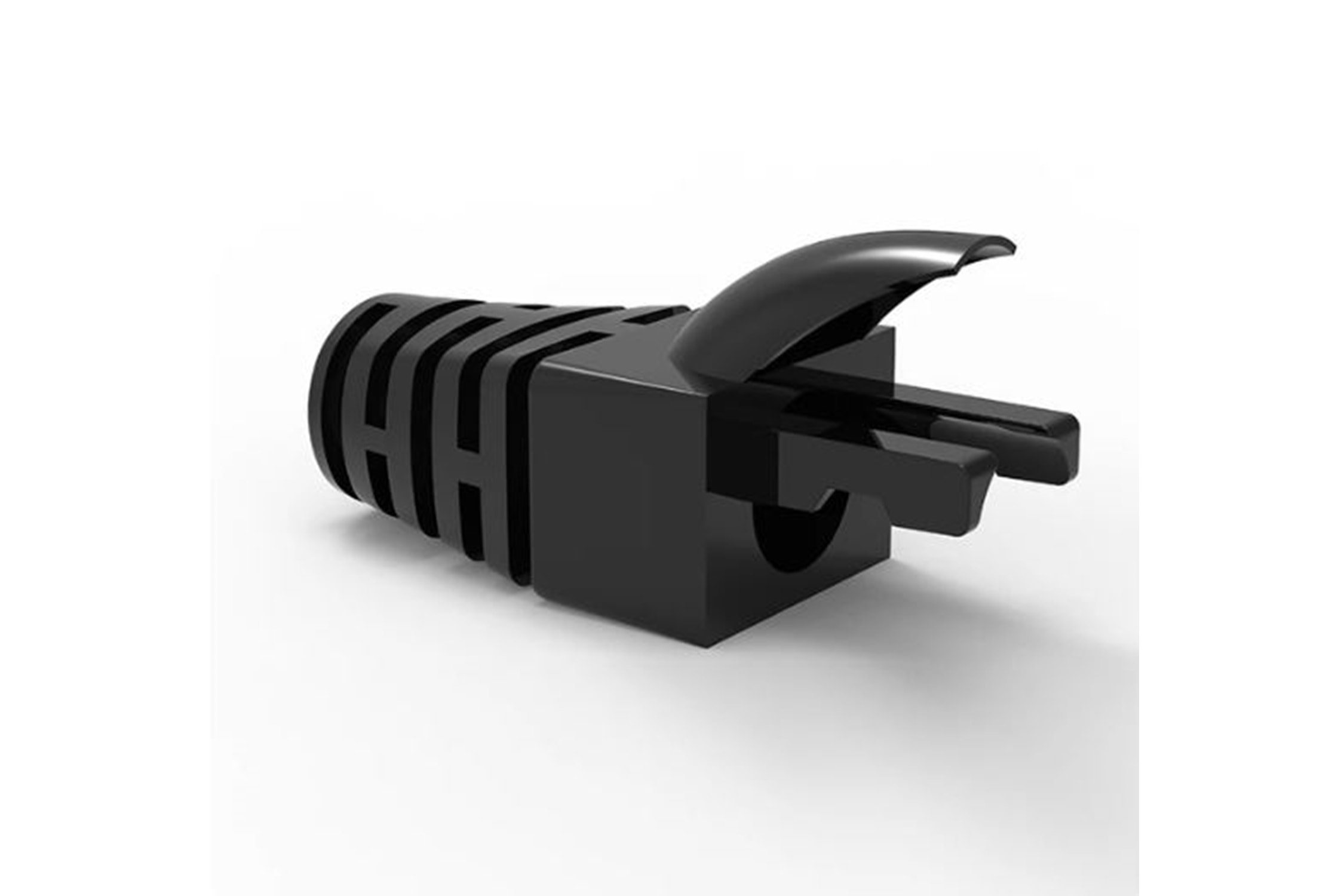 TRKLink PVC RJ45 Boots Konnektör 50 'li Paket (Siyah)