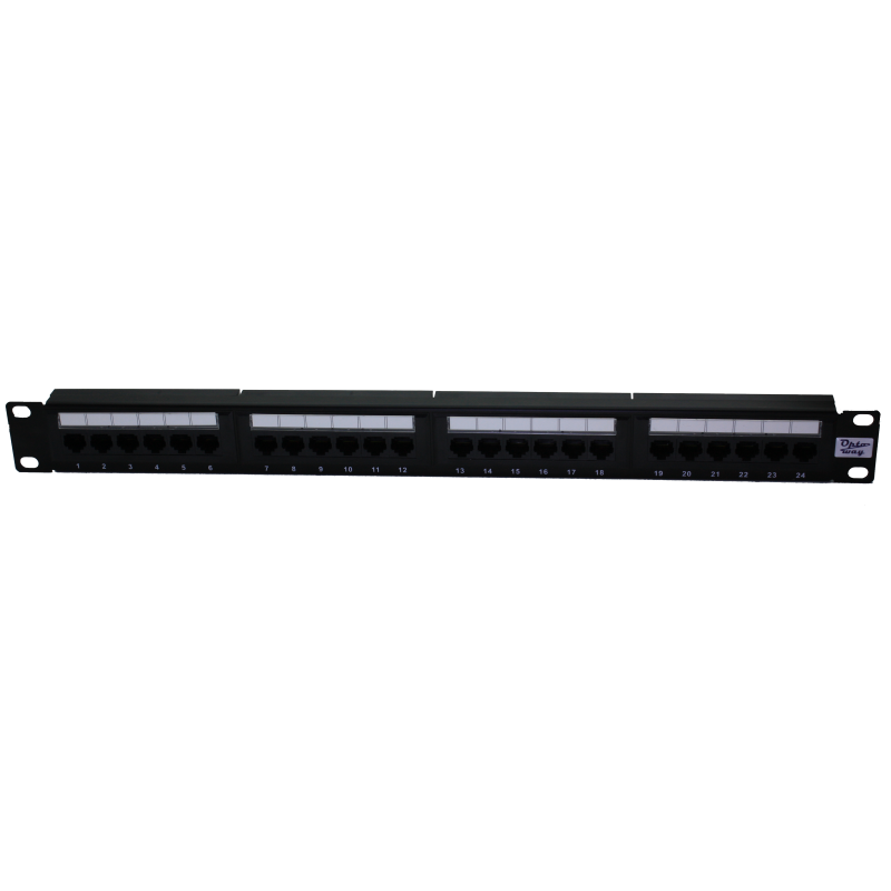 OJC 24 Port Dolu Cat6 UTP Patch Panel