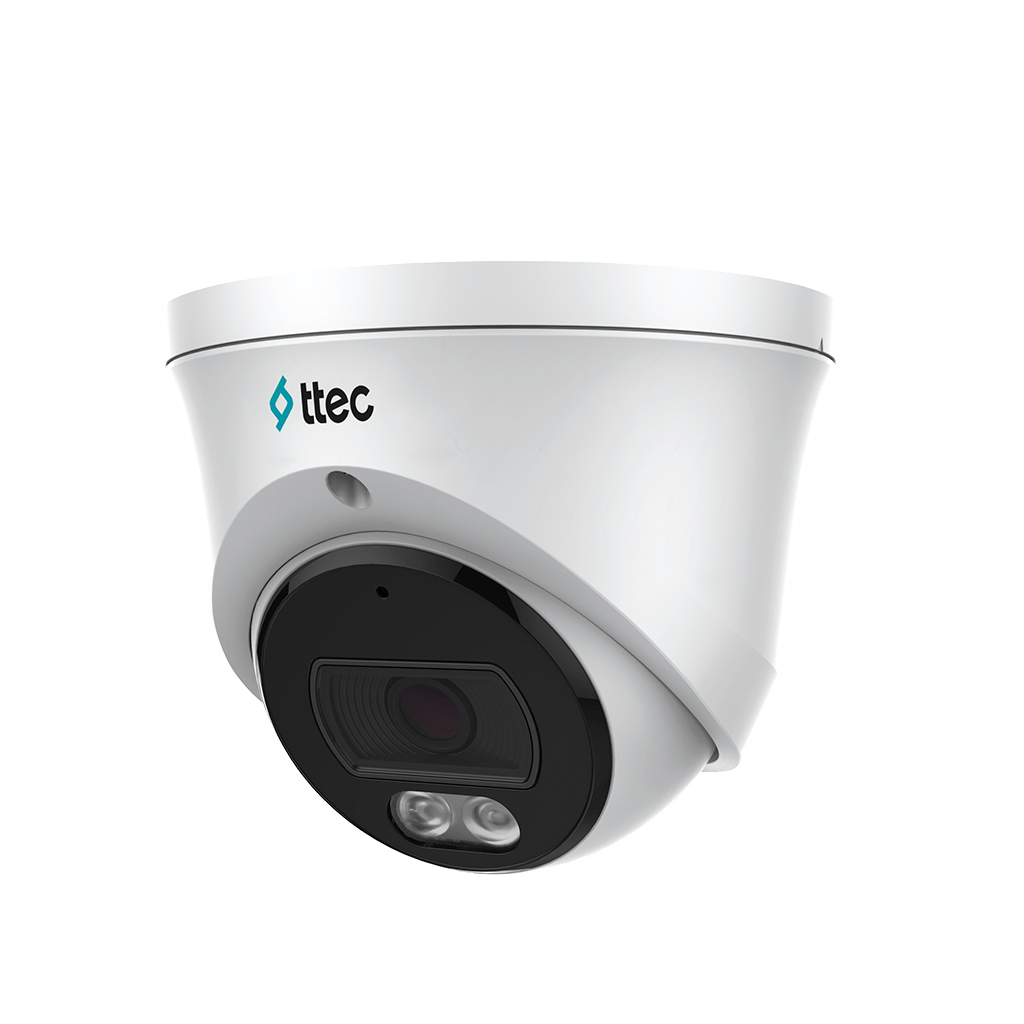 Ttec Defend IPDP-4330M-WMS/SL 4MP 2.8mm H265+ Micro SD PoE IP Starlight Hibrit Dome Kamera(Sesli)(30Mt)