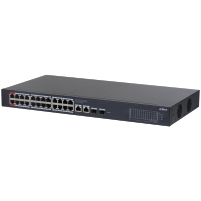 Dahua CS4228-24GT-240 24 Port 2GB Uplink 2 SFP Yönetilebilir PoE Switch
