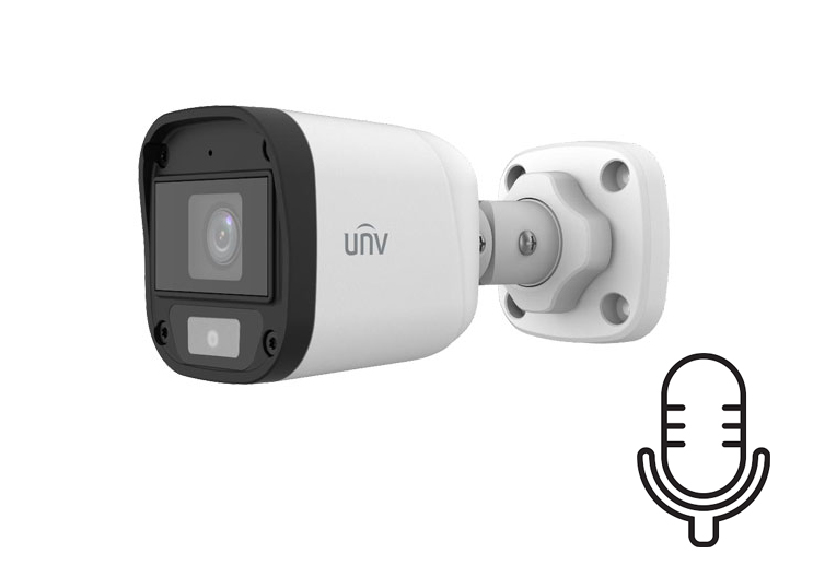 UNV Uniview UAC-B112-AF28 2MP 2.8mm Bullet Ahd Kamera (Sesli)
