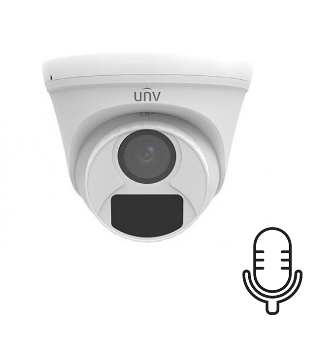 UNV Uniview UAC-T112-AF28 2MP 2.8mm Dome Ahd Kamera (Sesli)