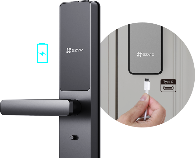 Ezviz CS-DL05 Parmak İzi Okuyuculu /Şifre Akıllı Kilit