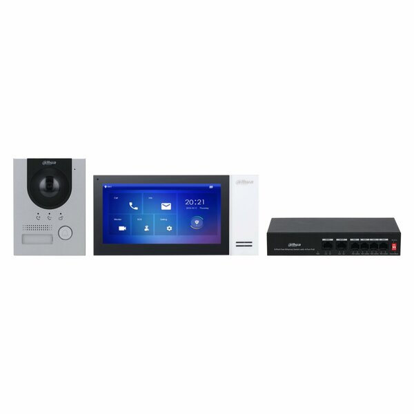 Dahua KTP01-S2(S) IP Villa Dış Mekan İstasyonu ve İç Mekan Monitörü