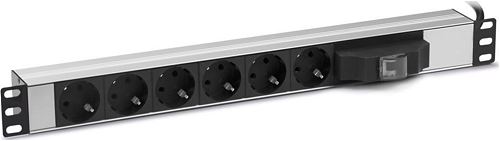 Ager 6 Lı Sigortalı Otomatlı Aliminyum Grup Priz (250v 16a) 3X1.5 MM.