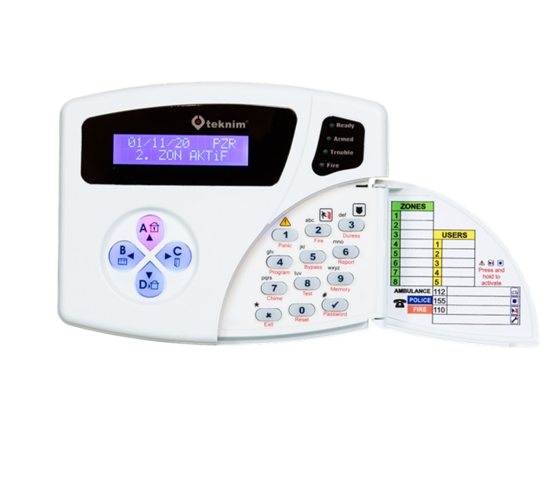 Teknim VPC-301 LCD Keypad (VAP Serisi Paneller ile kullanılır)