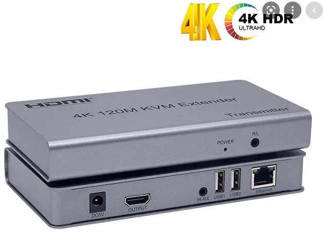 Ethernet RJ45 Extender HDMI+USB (120mt.)